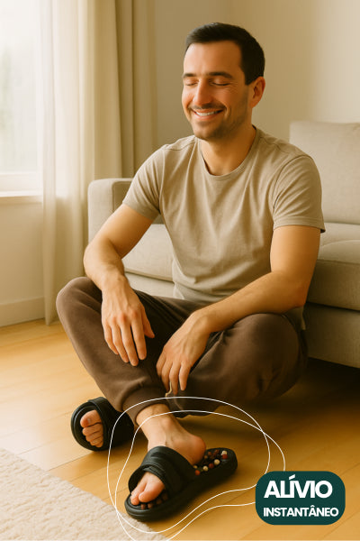 Chinelo Massageador de Acupuntura Ortoconfort