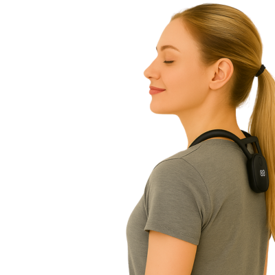 PosturaVibe™ - Corretor Postural - 𝘾𝙊𝙈𝙋𝙍𝙀 𝟭, 𝙇𝙀𝙑𝙀 𝟮